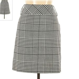 🎀 Maurices Houndstooth Skirt Black White 11/12